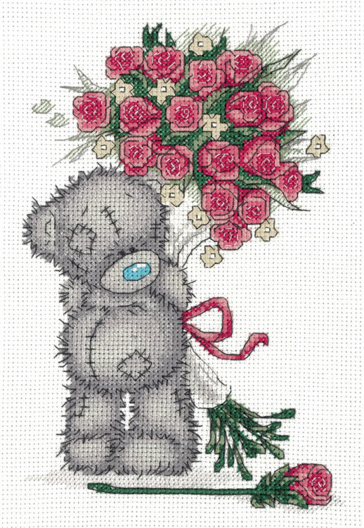 Набор Кларт 8-270 «Tatty Teddy с букетом роз»