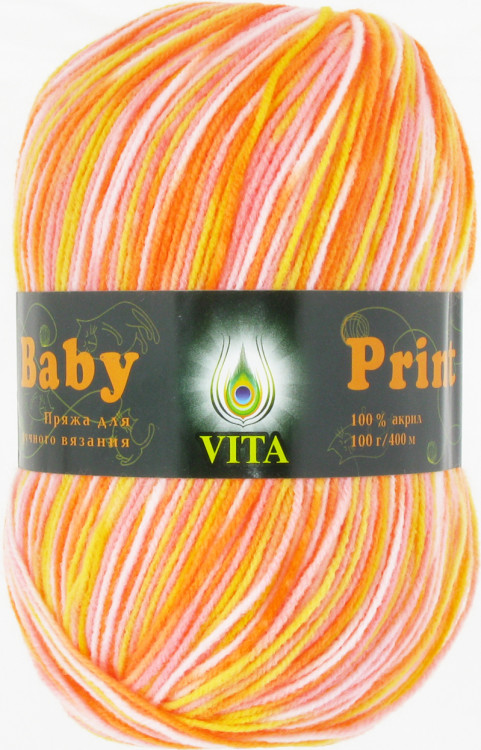 Baby Print 4889 оранжевый