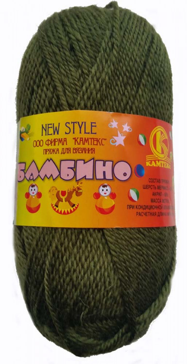 Бамбино Оливковый
