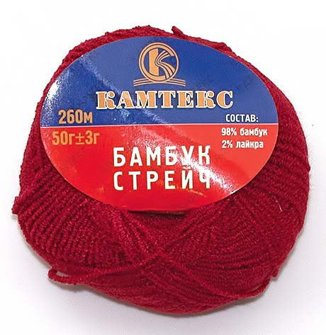 Бамбук стрейч Красный