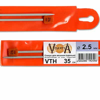 Спицы прямые VISANTIA VTH металл №2.5