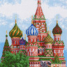 Канва с рисунком 0920 «Храм Василия Блаженного»