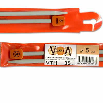 Спицы прямые VISANTIA VTH металл №5.0