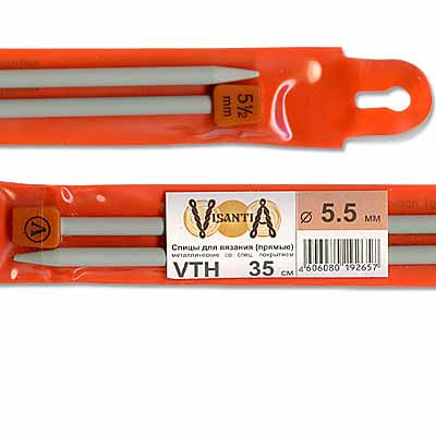 Спицы прямые VISANTIA VTH металл №5.5