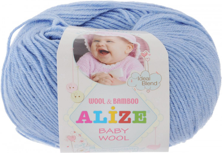 Alize Baby Wool Голубой 40