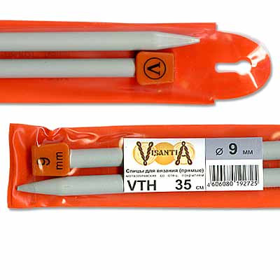 Спицы прямые VISANTIA VTH металл №9.0