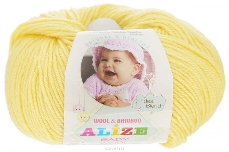 Alize Baby Wool Желтый 187