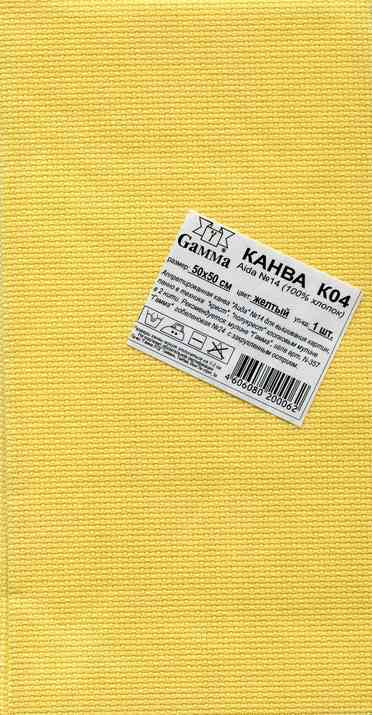 K04 Gamma Aida №14 Желтый