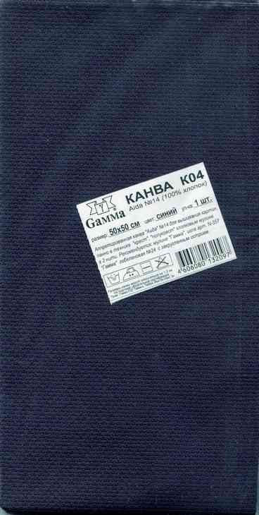 K04 Gamma Aida №14 Синий