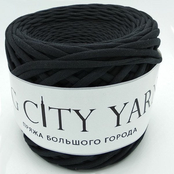 Big City Yarn Трикотажная Черный